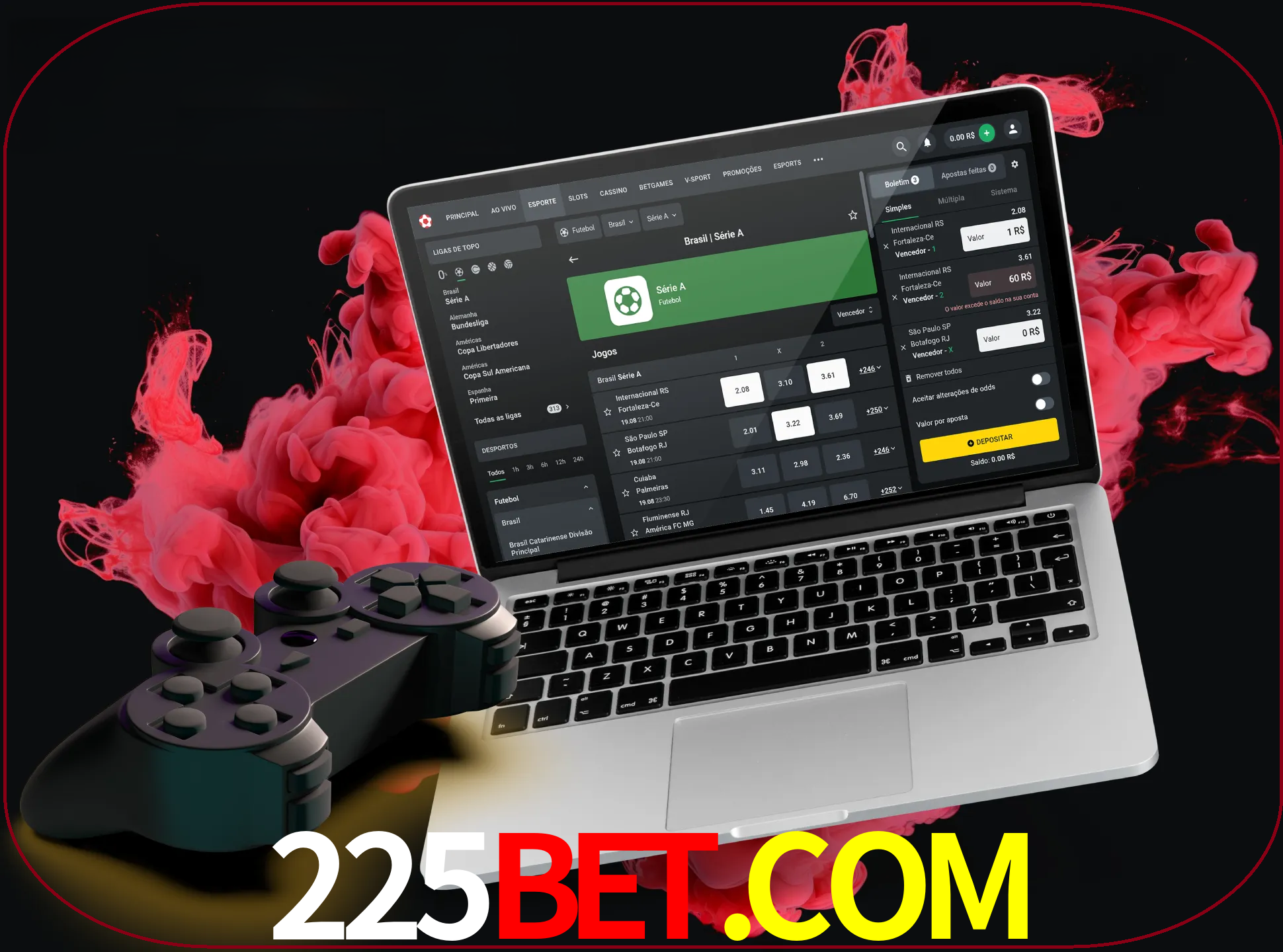 Visite a secção especial de jogos de vídeo em 225bet para descobrir em que jogos pode apostar e ganhar muito dinheiro.